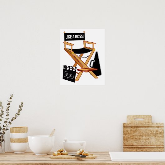 Voorzitter van de directeur: Net als een baas! Poster (Keuken)