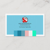 Voorzitter van de European Elegance Modern Creativ Visitekaartje (Achterkant)