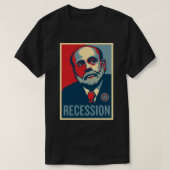Voorzitter van de Federal Reserve Ben Bernanke T-shirt (Design voorkant)