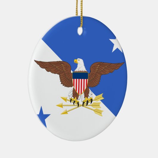 Voorzitter van de gezamenlijke staf keramisch ornament (Rechts)