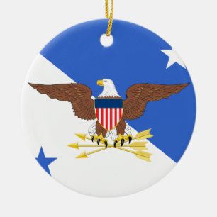 Voorzitter van de gezamenlijke staf keramisch ornament