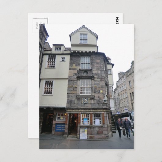 Voorzitter van de presbyteriaanse leider John Knox Briefkaart (Voorkant / Achterkant)