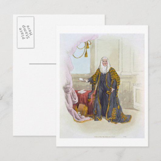 Voorzitter van het Lagerhuis uit 'Costume of the H Briefkaart (Voorkant / Achterkant)