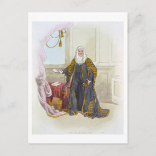 Voorzitter van het Lagerhuis uit 'Costume of the H Briefkaart