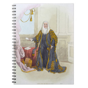 Voorzitter van het Lagerhuis uit 'Costume of the H Notitieboek