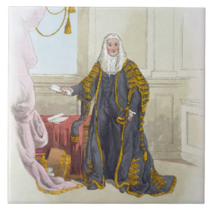 Voorzitter van het Lagerhuis uit 'Costume of the H Tegeltje