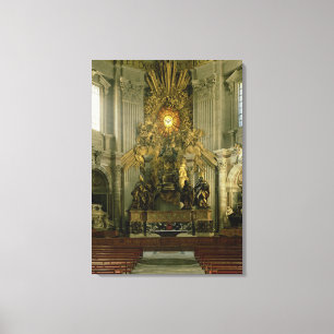 Voorzitter van St. Peter, 1665 Canvas Afdruk