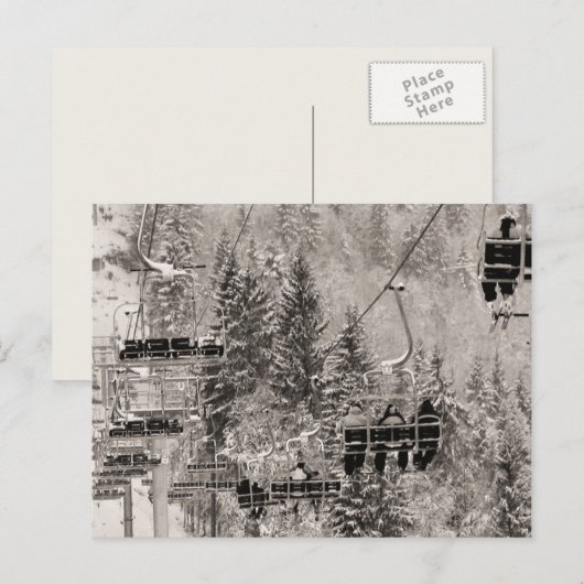 Voorzitters boven de bomen briefkaart (Voorkant / Achterkant)