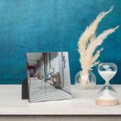 Voorzitters buiten het Beach Hotel Rooms Fotoplaat (Insitu)