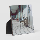 Voorzitters buiten het Beach Hotel Rooms Fotoplaat (Voorkant)