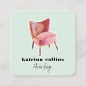 voorzitters | Interne ontwerpkaarten Vierkante Visitekaartje (Voorkant)