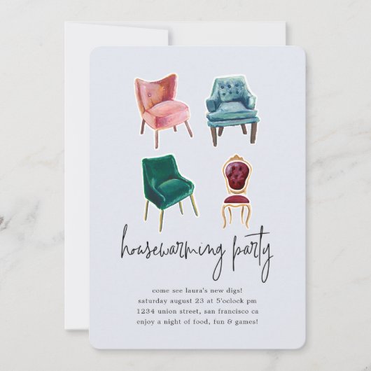  voorzitters | Uitnodiging voor de opwarming van d (Voorkant)