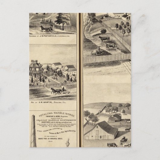 Voorzitters van DG Heald, JM Bowles Briefkaart (Voorkant)