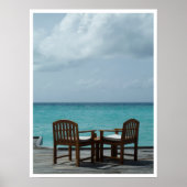 Voorzitters van een Dock van het Zee Poster (Voorkant)