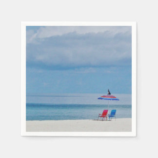 Voorzitters van het strand servetten
