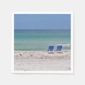 Voorzitters van het strand servetten (Voorkant)