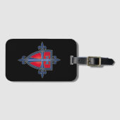 Voorzorgskruis Bagagelabel (Voorkant (horizontaal))