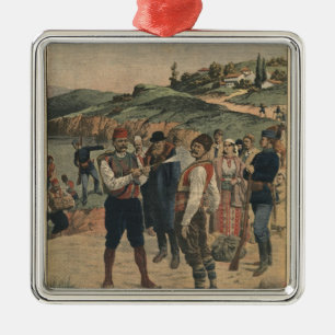 Voorzorgsmaatregelen ter voorkoming van cholera metalen ornament