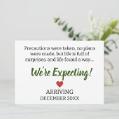 Voorzorgsmaatregelen werden genomen, er werden gee aankondiging (Staand voorkant)