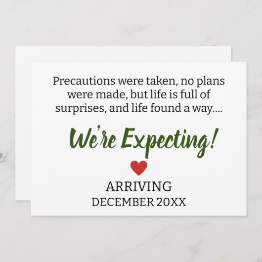 Voorzorgsmaatregelen werden genomen, er werden gee aankondiging (Voorkant / Achterkant)