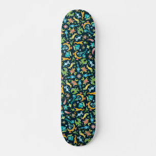Voracifieke zeeen in een mandalavormig model persoonlijk skateboard