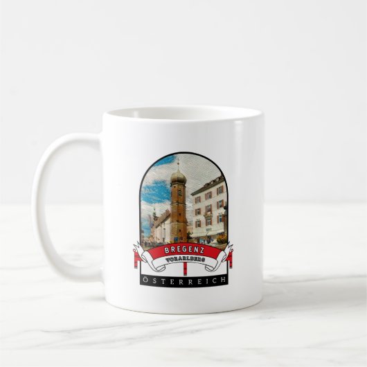 Vorarlberg Bregenz Österreich Souvenir Koffiemok (Links)