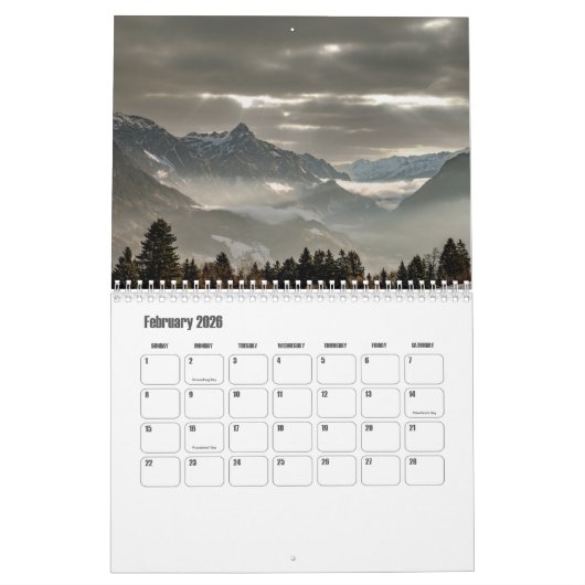 Vorarlberg-Oostenrijk kalender (Feb 2026)