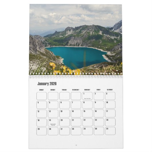 Vorarlberg-Oostenrijk kalender (Jan 2026)