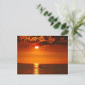 Vorarlberg Sunset at Lake Constance in Austria Briefkaart (Staand voorkant)