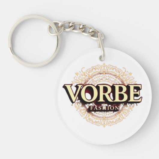 VORBE Mode Ronde Sleutelhanger (Voorkant)