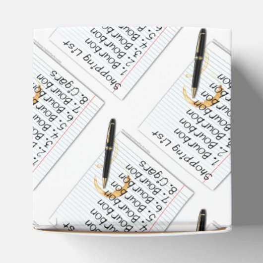 VORDERINGEN - BOURBON LOVERS WINKELLIJST BEDANKDOOSJES (Bovenkant)