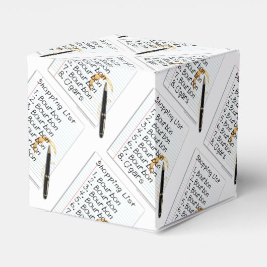 VORDERINGEN - BOURBON LOVERS WINKELLIJST BEDANKDOOSJES (Achterkant)