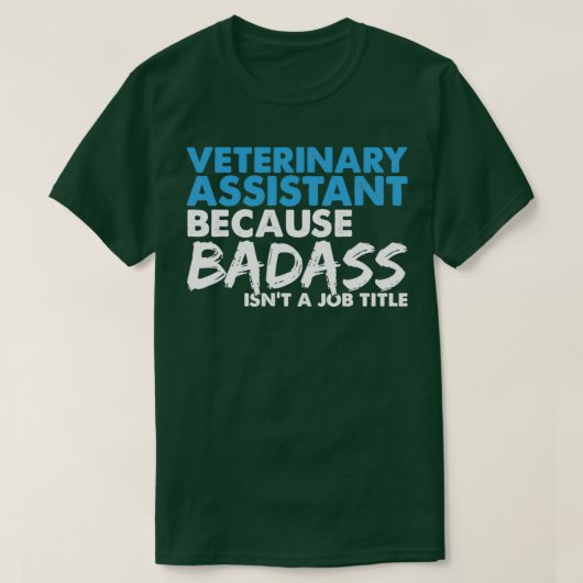 Vorderingen van dierenassistenten t-shirt (Design voorkant)