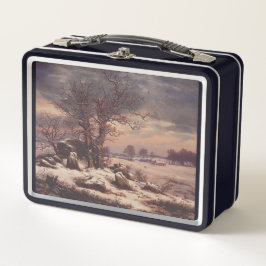 Vordingborg in de winter door J.C. Dahl Fine Art