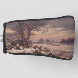Vordingborg in de winter door J.C. Dahl Fine Art Golfheadcover