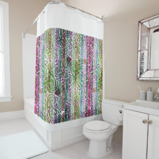 Vorhang celtic Triskele Douchegordijn