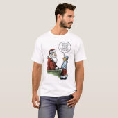Vorig jaar Kerstman T-shirt (Voorkant volledig)