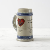 Vorige commeratieve stuurgroep bierpul (Voorkant links)