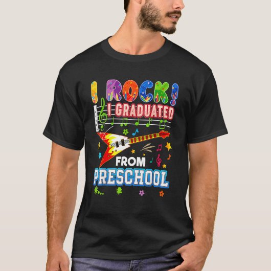 Vorige dag Afstuderen ik uit de voorschool T-shirt (Voorkant)