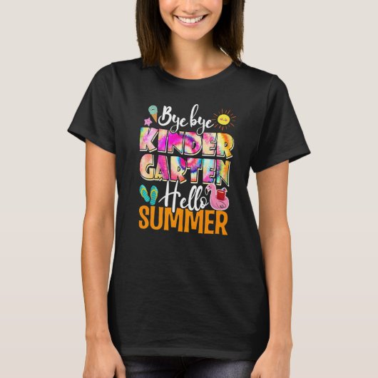 Vorige dag van de schooldag Kinder Garten Hellozom T-shirt (Voorkant)