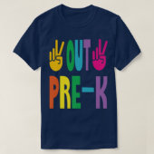 Vorige dag van de schoolplein voor de kleuterschoo t-shirt (Design voorkant)