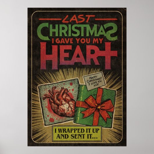 Vorige kerst Wham Poster (Voorkant)