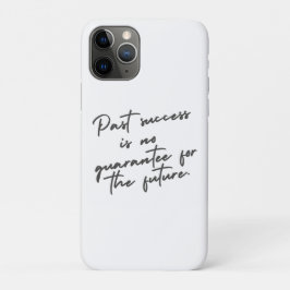 Vorige succes is geen garantie citaat Case-Mate iPhone case
