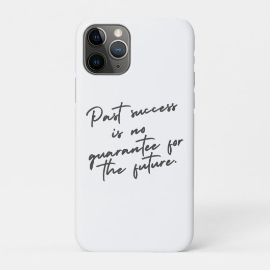 Vorige succes is geen garantie citaat Case-Mate iPhone case (Achterkant)