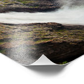 Voringsfossen waterfall in Noorwegen Foto Afdruk (Hoek)