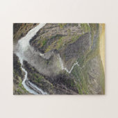 Voringsfossen waterval in de puzzel van Noorwegen Legpuzzel (Horizontaal)