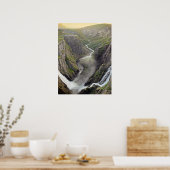 Voringsfossen-waterval in Noorwegen poster (Keuken)