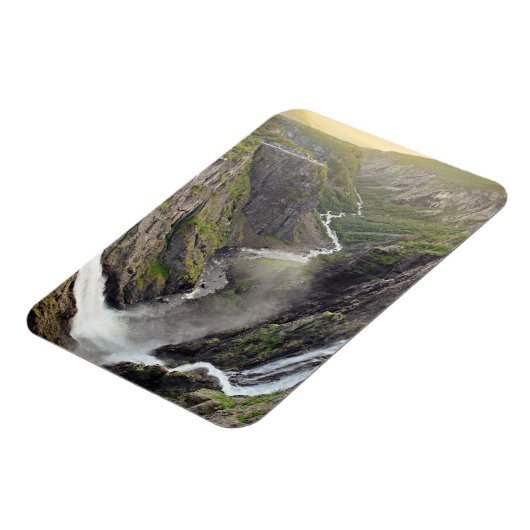 Voringsfossen waterval in Noorwegen verticale magn Magneet (Linkerzijde)