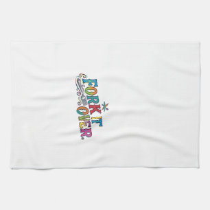 Vork het maar Funny Food Punt Grafische T-Shirt Theedoek