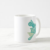 Vork in de weg motorongeluk koffiemok (Voorkant rechts)